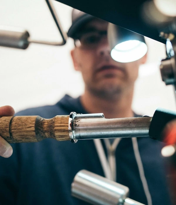 Professional locksmith installing lock in Halifax